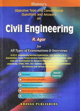 Objective Type and Conventional Questions and Answers On Civil Engineering PDF Download