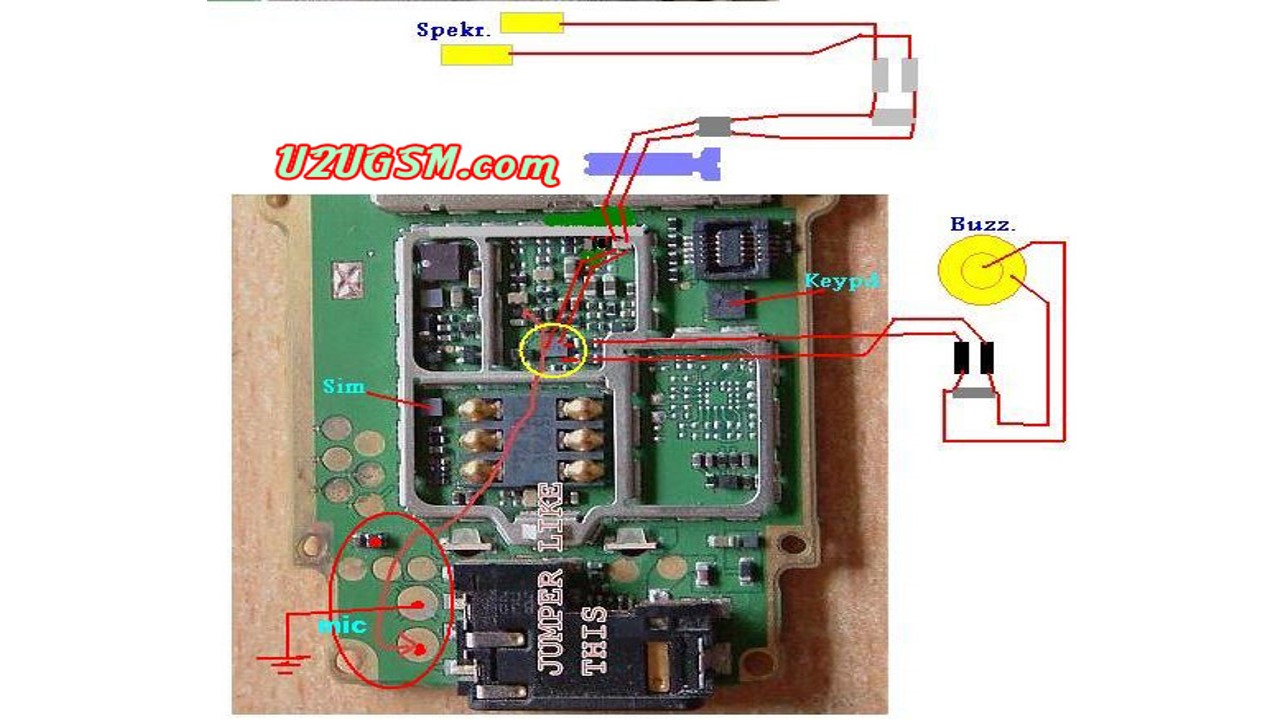 Nokia 1200 Speaker Earpiece Problem Jumpers Ways