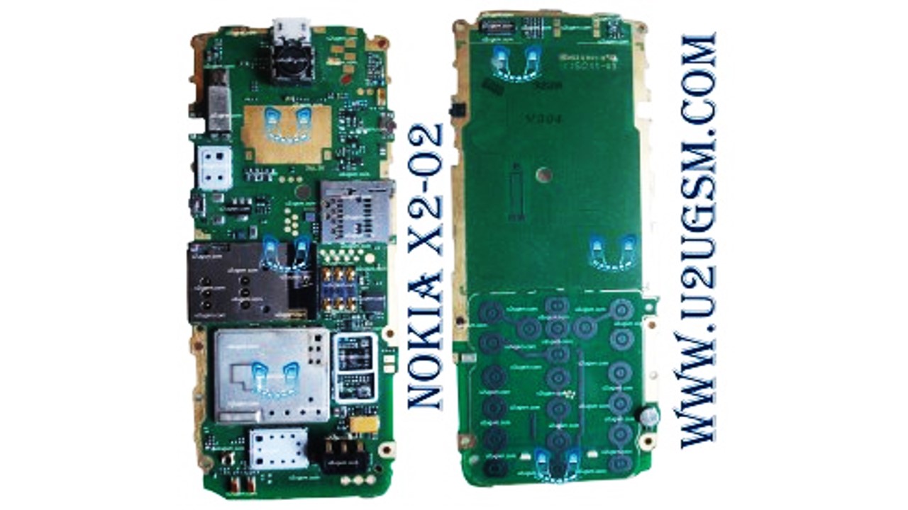 Nokia X2-02 Full PCB Diagram Mother Board Layout.
