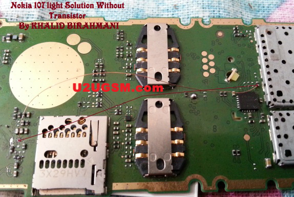 Nokia 107 light solution Lcd Display Light Problem Jumper Ways