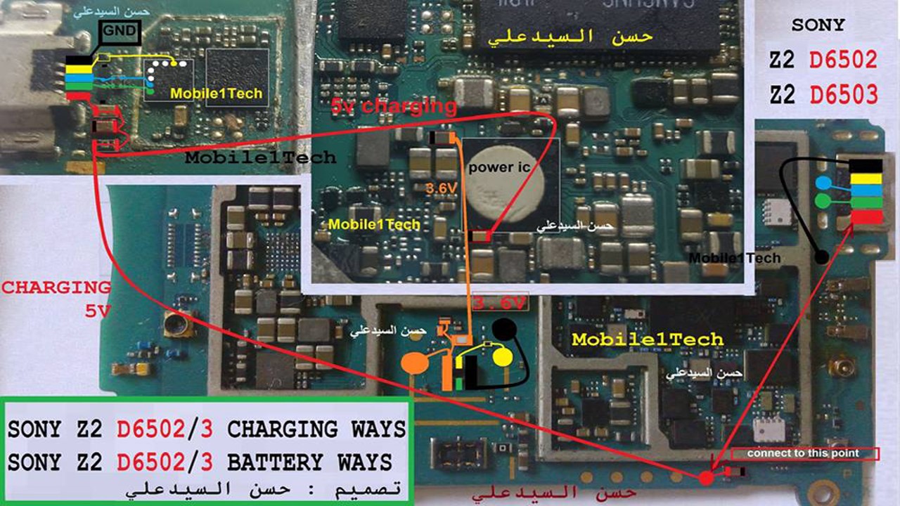 Sony Xperia Z2 D6502-D6503 Charging Solution Problem Repair Tested