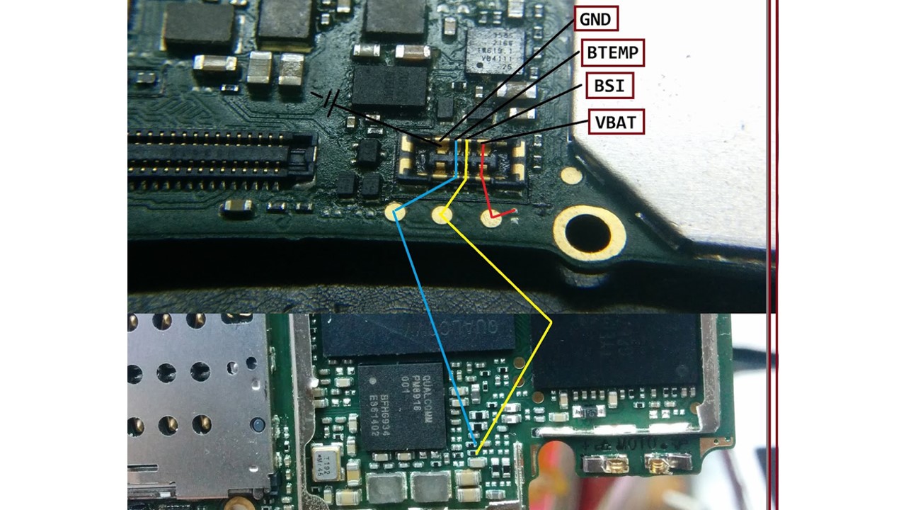 Xiaomi Redmi 3 Battery Connector Terminal Jumper Ways - Electronics