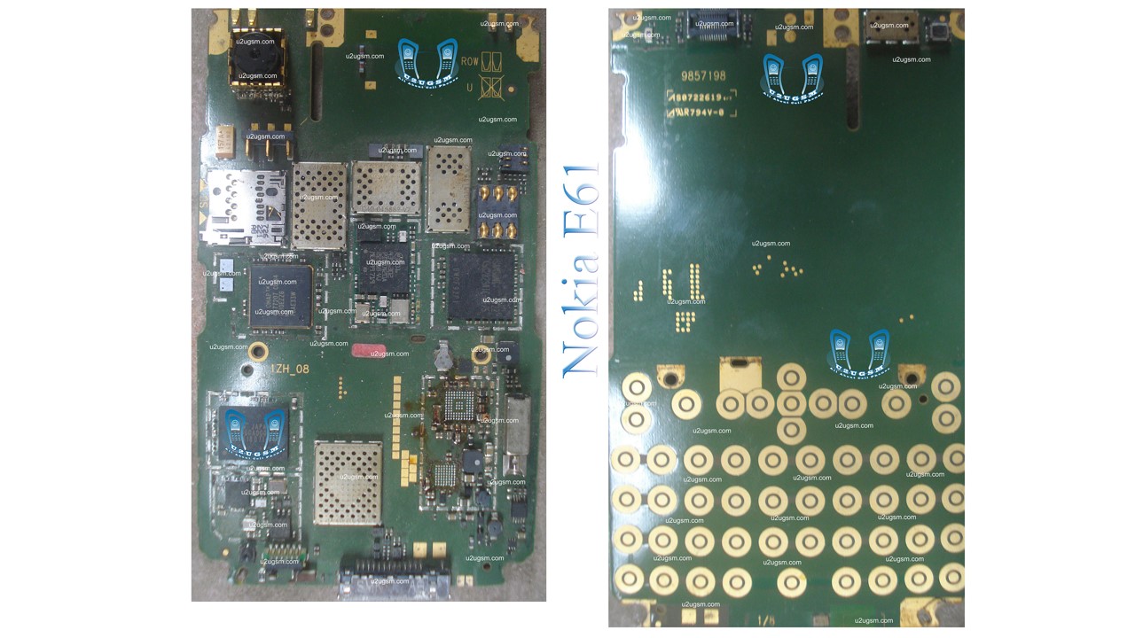 Nokia E61 Full PCB Diagram Mother Board Layout