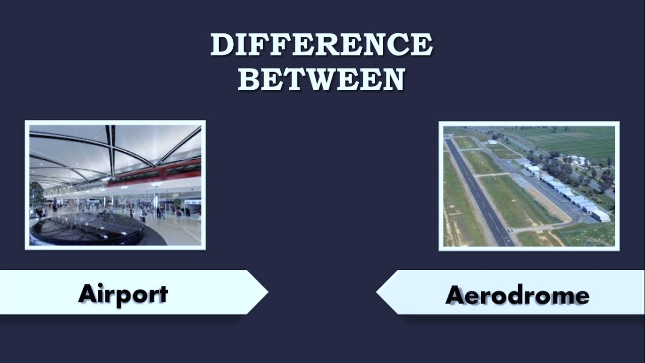 Difference Between AIRPORT & AERODROME