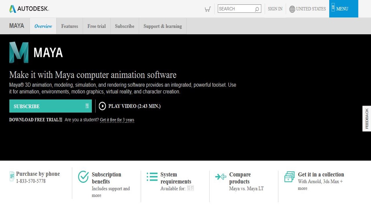 Write a Program for Ambient Light, Camera and UV-Coordinate in Maya Embedded Language.