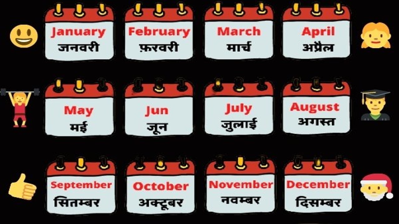 Hindu Calendar months name and festivals in hindi and english – 12 महीनो के नाम