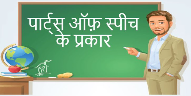 पार्ट्स ऑफ़ स्पीच के प्रकार – Kinds Of Parts of speech