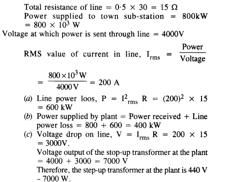 NCERT Solutions for Class 12 Physics Chapter 7 प्रत्यावर्ती धारा 34