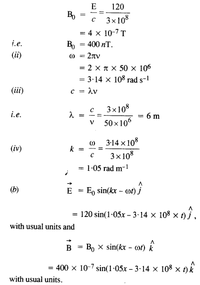NCERT Solutions for Class 12 Physics Chapter 8 विद्युतचुम्बकीय तरंगे 11