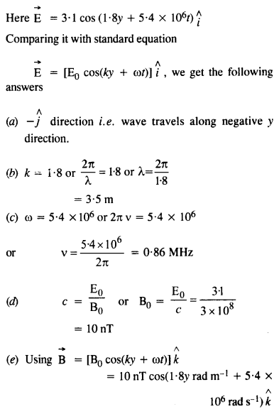 NCERT Solutions for Class 12 Physics Chapter 8 विद्युतचुम्बकीय तरंगें 16