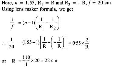 एनसीईआरटी समाधान कक्षा 12 भौतिकी अध्याय 9 रे प्रकाशिकी और ऑप्टिकल उपकरण 10