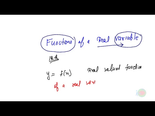 Advance Engineering Maths: Function of real Variables