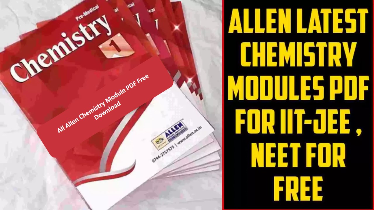 Allen Chemistry Module Pdf Free Download