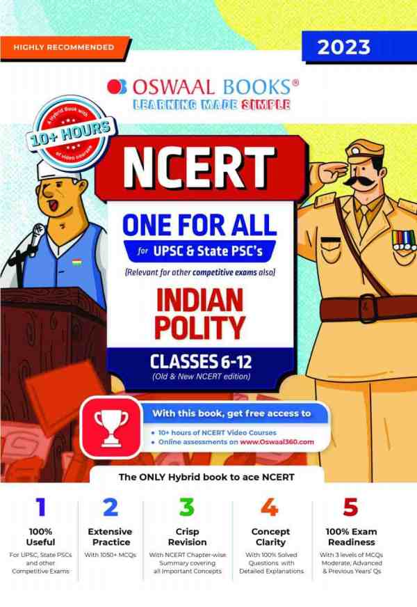 Oswaal NCERT One For All Indian Polity Class 6-12 for UPSC & State PSC