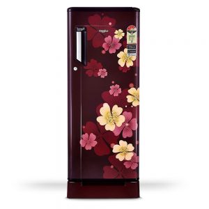 Whirlpool 215 L 4 Star ( 2019 ) Inverter Direct-Cool Single-Door Refrigerator (230 IMFR ROY 4S INV WINE IRIS-E, Wine)