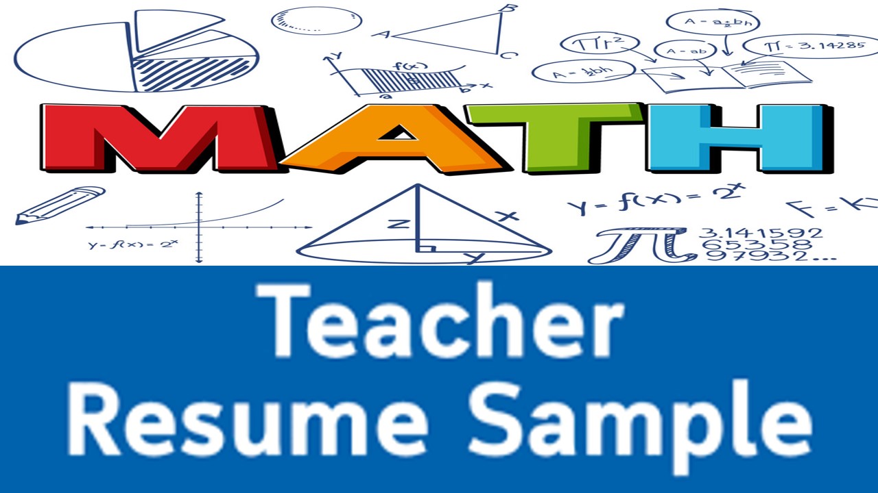 Latest Math Teacher Resume Format [Word]
