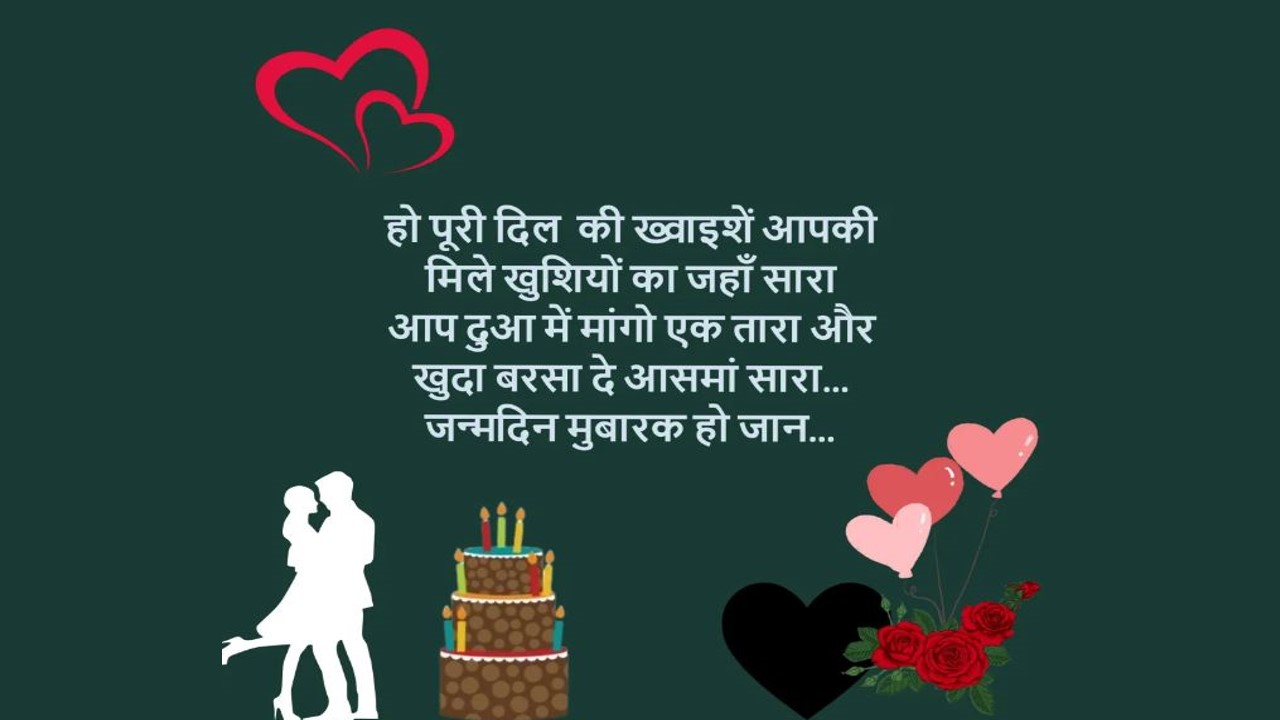 Happy Birthday Wishes in Hindi for Lover