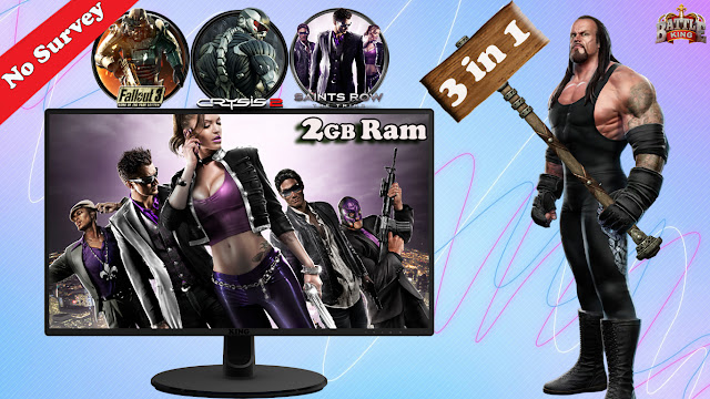 Crysis 2, Fallout 3, Saints Row 3 Download in Parts | 3 IN 1 PC Games Collection#1