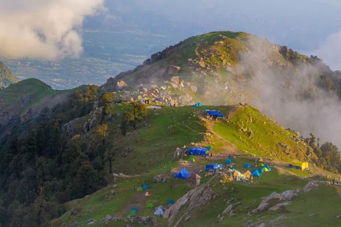 triund hill, Dharmshala, Best Places for Honeymoon in India triund hill, Dharmshala, Best Places for Honeymoon in India