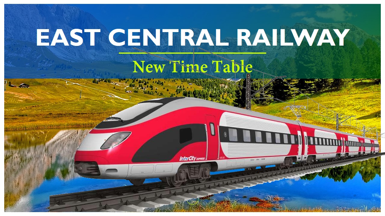 East Central Railway New Time Table 2025–2025