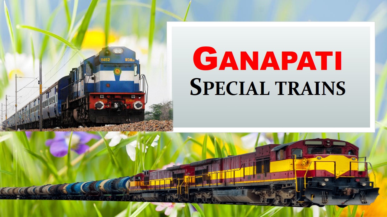 Western Railway 3 Ganapati Special trains from Gujarat to have Additional  halt at Palghar