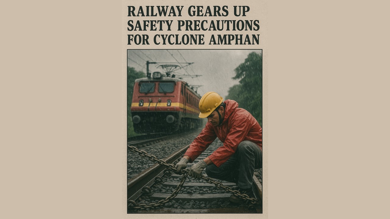Railway Gears Up Safety Precautions for Cyclone Amphan