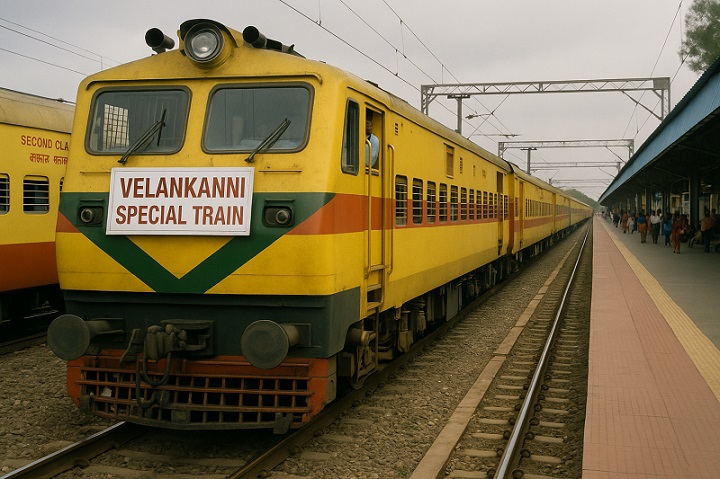 Velankanni Special Train Time Table