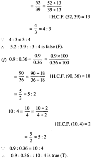 NCERT Solutions for Class 6 Maths Chapter 12 Ratio and Proportion 40