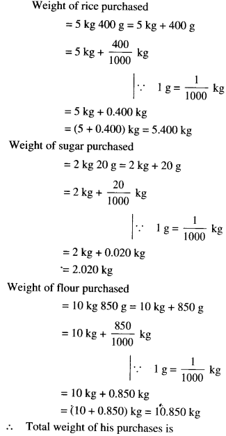 NCERT Solutions for Class 6 Maths Chapter 8 Decimals 46