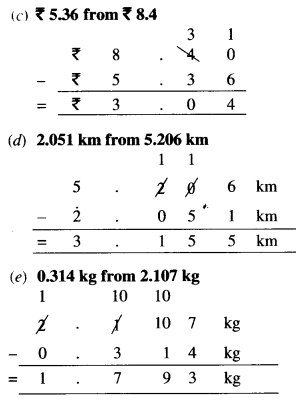 NCERT Solutions for Class 6 Maths Chapter 8 Decimals 49