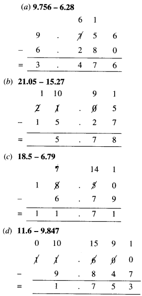 NCERT Solutions for Class 6 Maths Chapter 8 Decimals 50